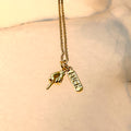 Tiny F Necklace