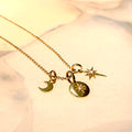 Three Star Wish Necklace