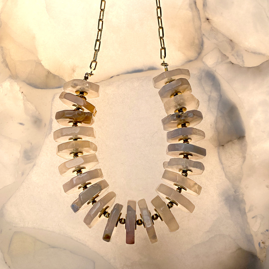 Rowdy Desert Rose Necklace