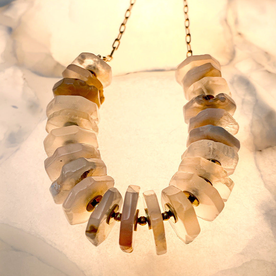 Rowdy Desert Rose Necklace