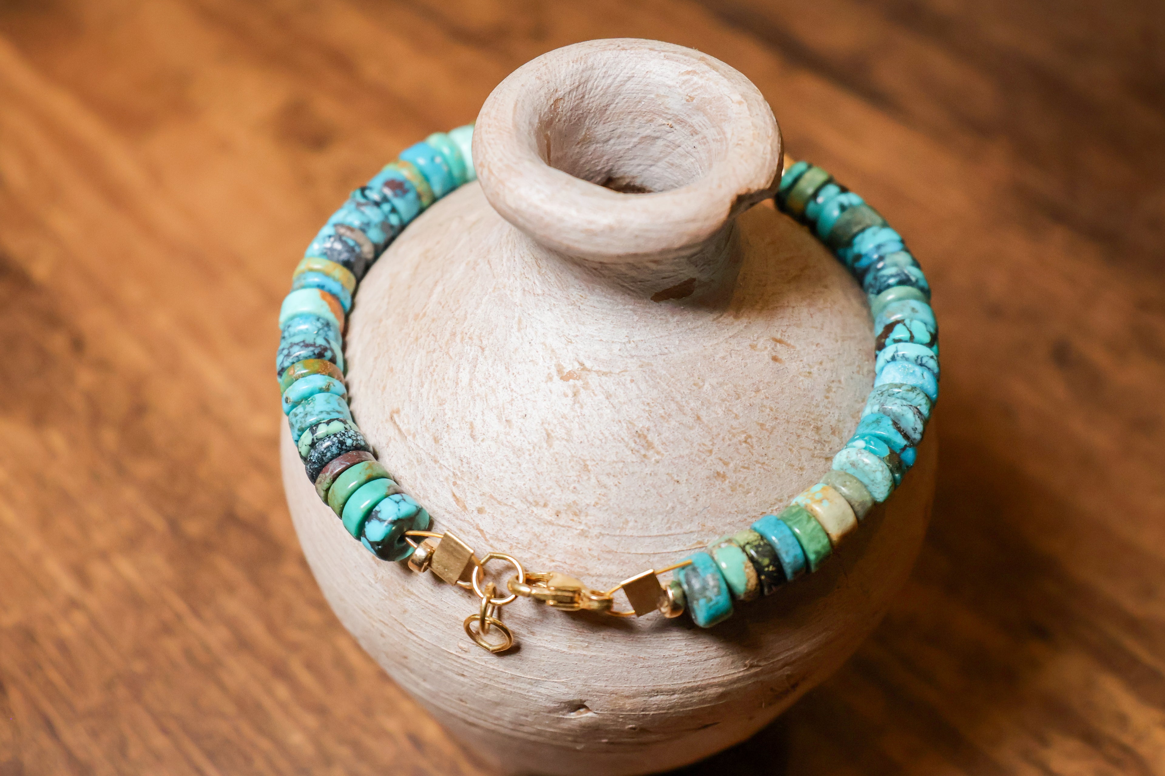 Turquoise Carnelian Bead Bracelets