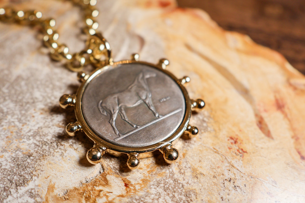 Horse Medallion Necklace
