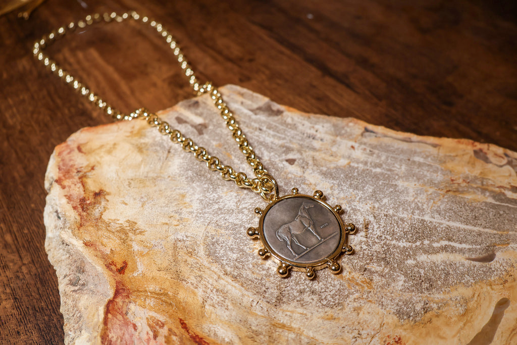 Horse Medallion Necklace