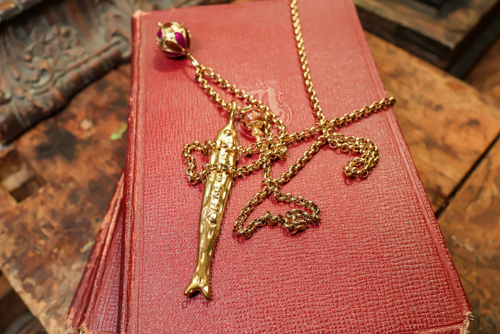 King Fish Charm Necklace