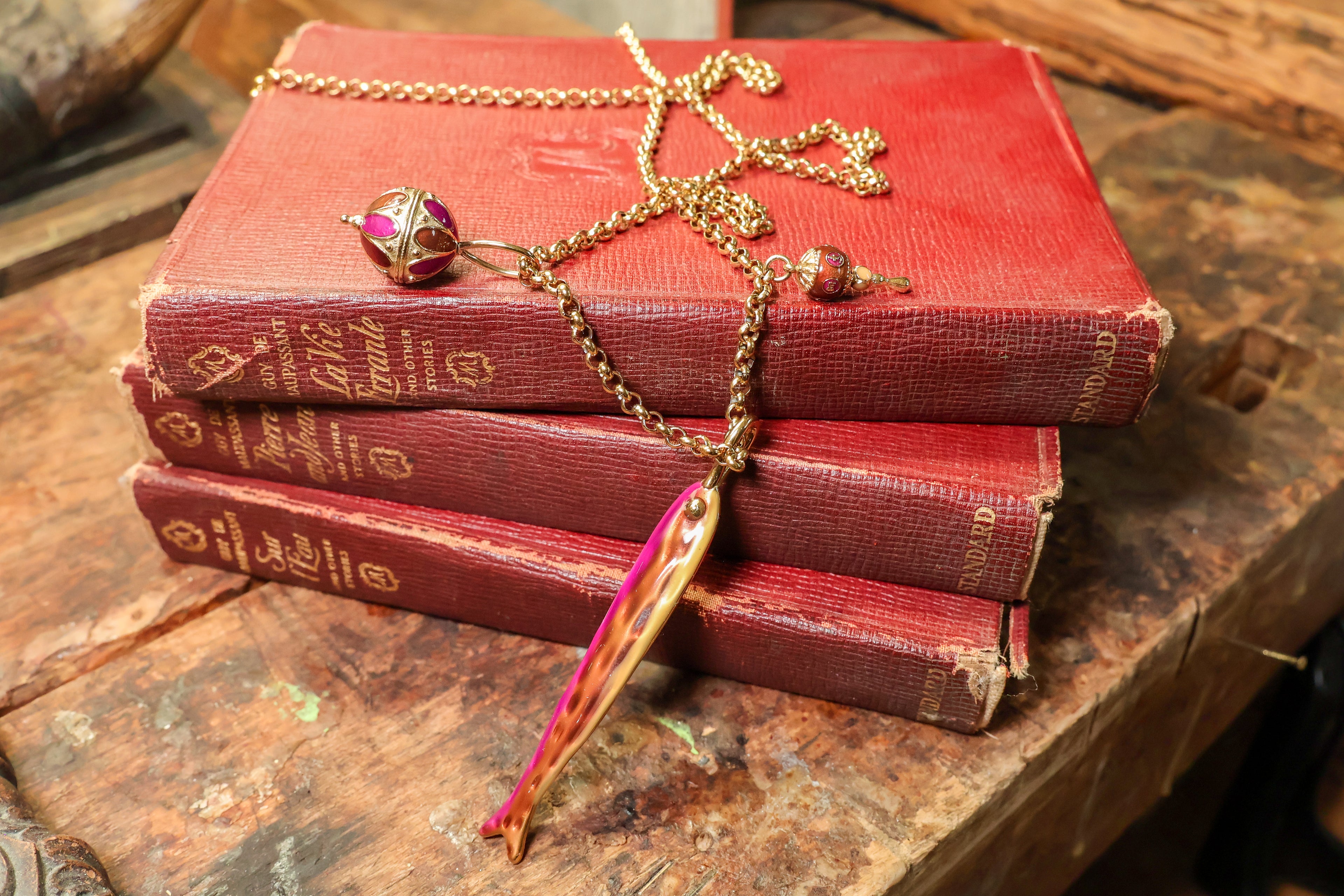 King Fish Charm Necklace