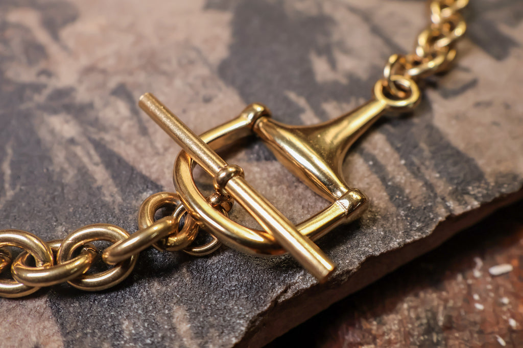 Gold Horse Bit Choker