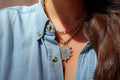 Golden Queen Bee Medallion