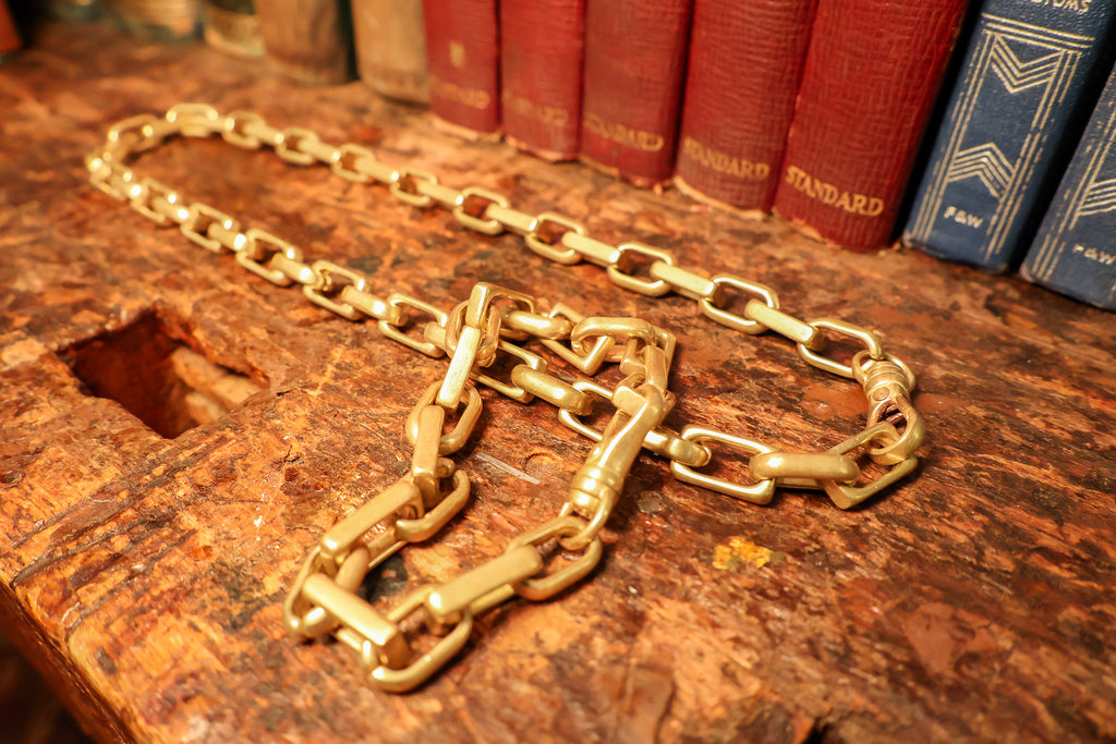 box link cable brass chain Bracelet