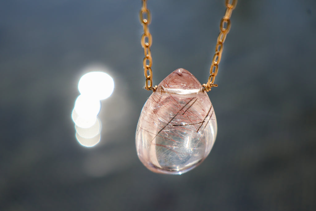 Angel's Pear Necklace