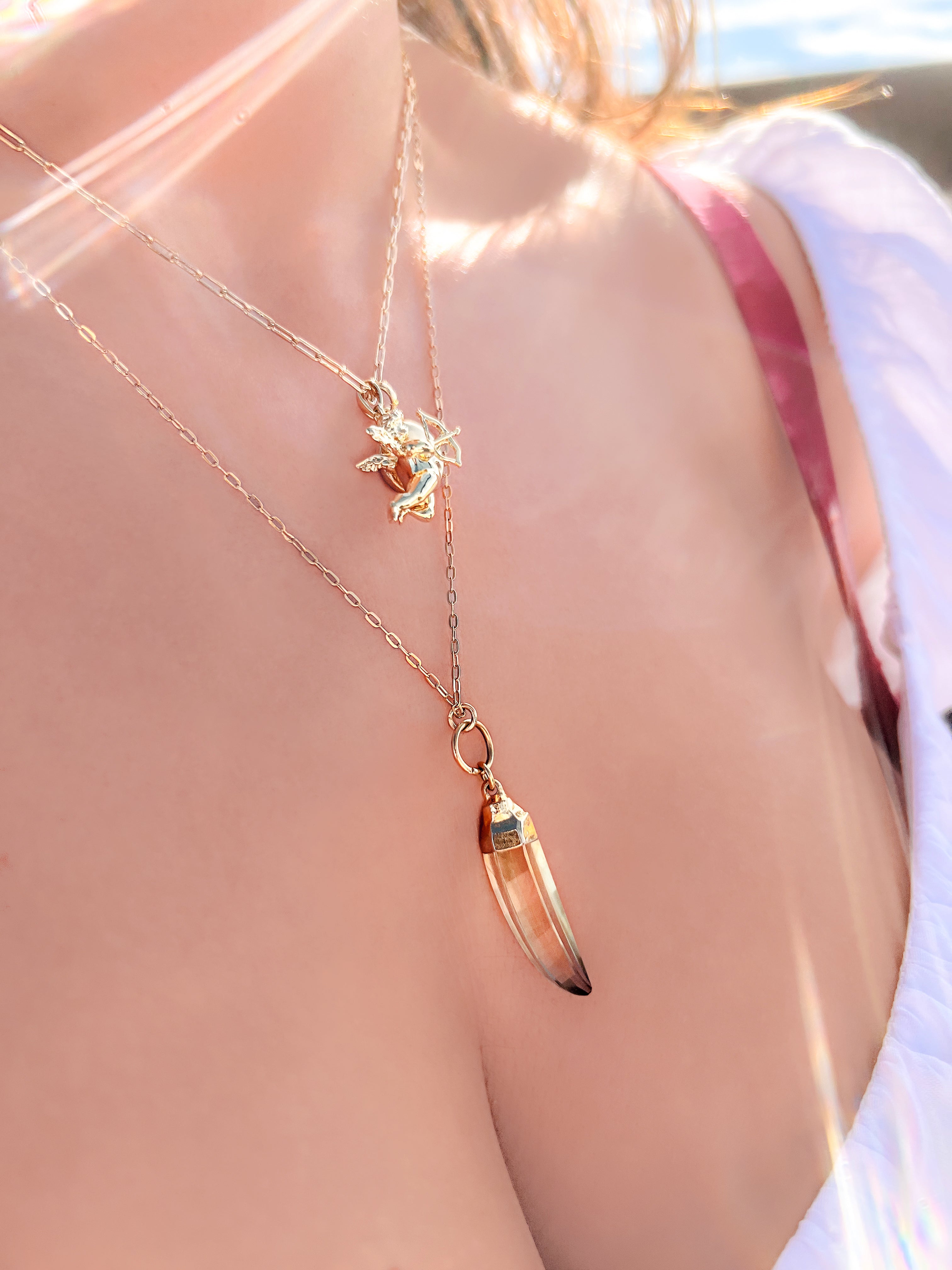 Sheer Luck Sundrop Necklace