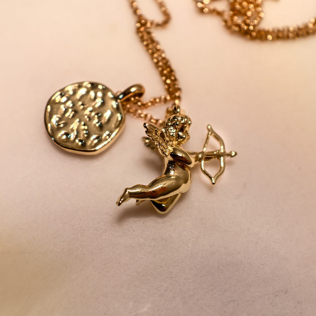 Cupid's Coin Necklace