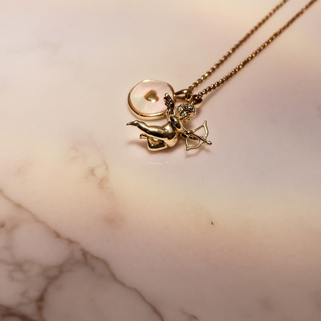 Cupid's Coin Necklace