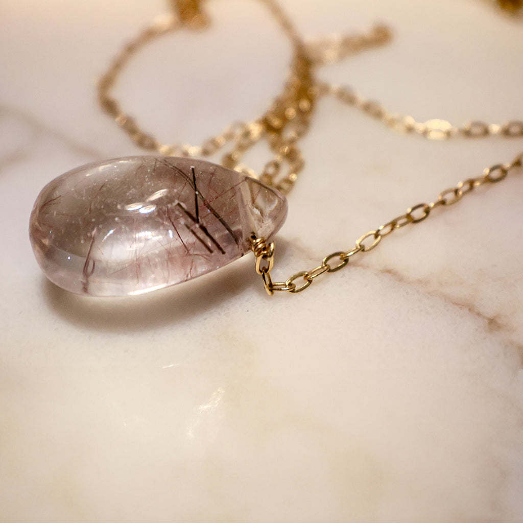 Angel's Pear Necklace
