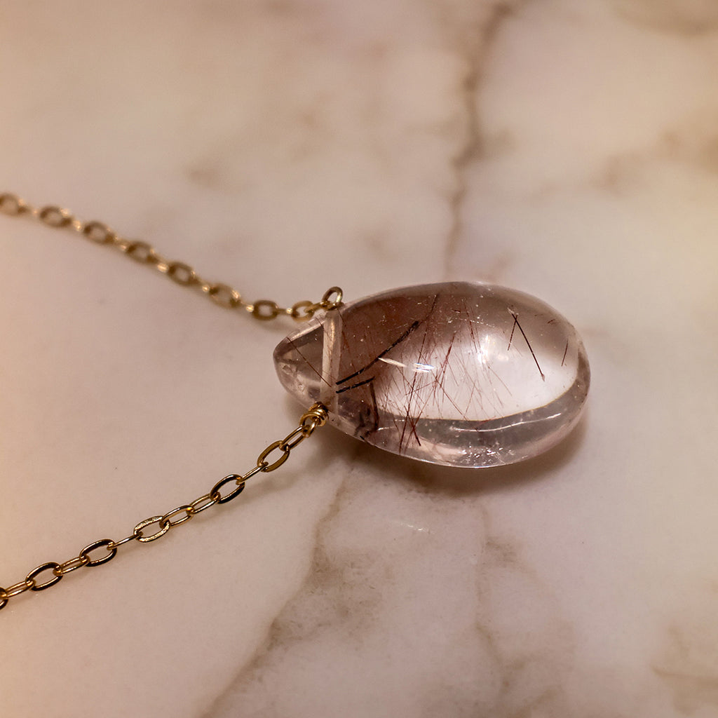Angel's Pear Necklace