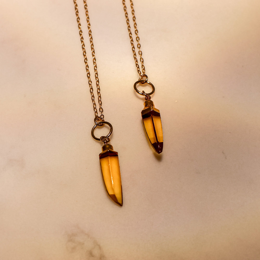 Sheer Luck Sundrop Amber Necklace